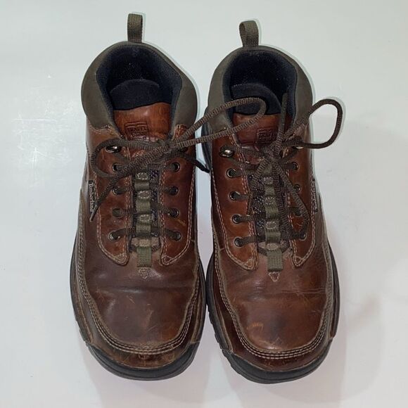 Timberland Support Brake Propel Flex Men\'s Brown Leather Boots Shoes Size 9.5M main image 8